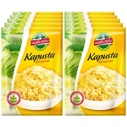 Kuchnia Polska Sauerkraut "Kapusta" Abtropfgewicht 400 g, 10er Pack