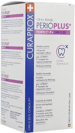 Curaprox PerioPlus Forte Mundspülung CHX 0,2% Flasche 200ml