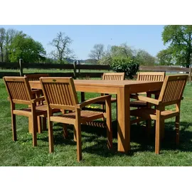 ASS Altenburger Teak Set 7-tlg. Braun