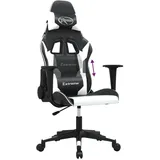 vidaXL Gaming-Stuhl Kunstleder Schwarz