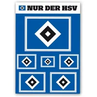 Hamburger SV HSV Aufkleber-Set Raute