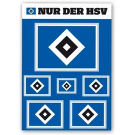 Hamburger SV HSV Aufkleber-Set Raute