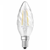 Osram LED Kerze gedreht E14/2,5 Watt/Energie F Glas