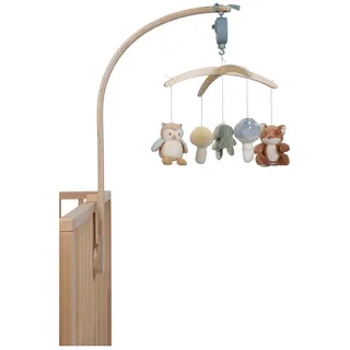 Little Dutch 8900 Mobile mit Spieluhr und FSC Holz Halterung - Forest Friends