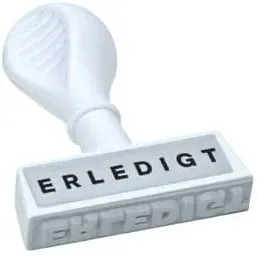 Preisvergleich Produktbild Stempel Erledigt WEDO 193 16 45x6mm