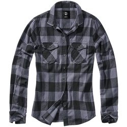 Brandit Amy Flanell Shirt Girls schwarz/anthrazit Größe XL