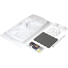 TAMIYA 300054157 - Tourenwagen Cockpit-Set RL 1/10, Weiß