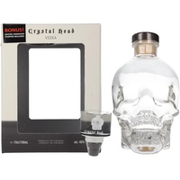 Crystal Head Vodka 40% Vol. 0,7l in Geschenkbox mit Glasstopper