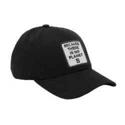 ECOALF Unisex. ACCAPATCH0460UNOS-319 Kappenaufnäher Weil schwarz (OSFA), Lässig, Bio-Baumwolle, Nachhaltig