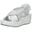 Keilsandalette Silber 40