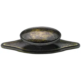 Hettich Möbelknopf Zinkdruckguss Silber 26,0 x 77,0