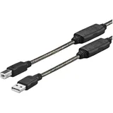 Vivolink USB-A auf USB-B 5 m Schwarz