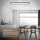 B.K.Licht LED Panel 1 98 x 20 cm eckig schwarz