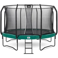 SALTA Trampolin First Class Ø 366 cm grün + Netz + Leiter