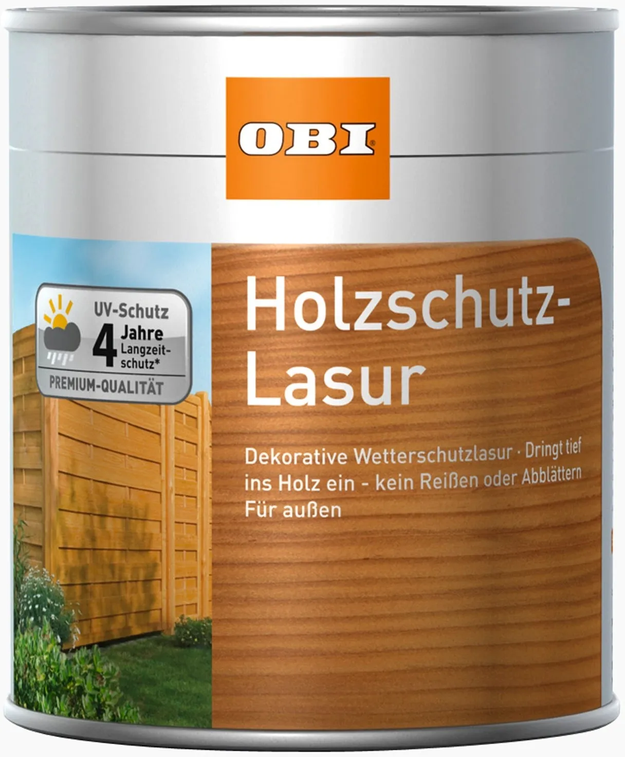 Preisvergleich Produktbild OBI Holzschutz-Lasur Tannengrün 750 ml