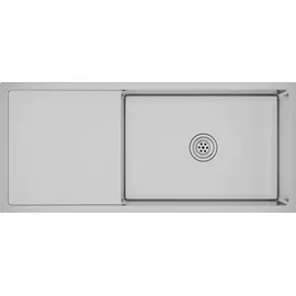 vidaXL Handgemachte Einbauspüle Edelstahl - vidaXL