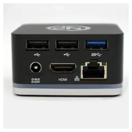 NPO USB C Cube - Mini Docking Station, Compatible with Thunderbolt 3 Ports and Specific USB-C Systems (Connect 1x HDMI up to 4K @ 30Hz Monitor, Ethernet, 3x USB Ports)
