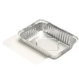 Starpak Papstar 14513, Aluschalen, Aluminium, silber, 21,4 x 15 x 4 cm