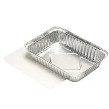 Starpak Papstar 14513, Aluschalen, Aluminium, silber, 21,4 x 15 x 4 cm