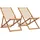 vidaXL Gartenstuhl 62 x 112 x 87 cm beige 2 St.