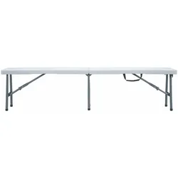 Resol GARBAR SMART Klappbare Bank Indoor, Outdoor 184x31 Grau