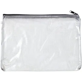 RUMOLD Prospekthülle Mesh-bag A4 Transparent/Schwarz 10 St.