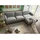 MASSIVMOEBEL24.DE Ecksofa 285x161x81 Silikon-Feder Mix grau TRIENT