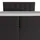 Juskys Boxspringbett Seattle - Malmo-Stoff, - Schwarz