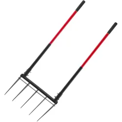 VEVOR 5 Zinken Grabegabel Broadfork Spatengabel Forke Gartengabel 510x320mm