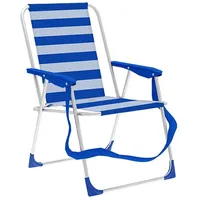 Marbueno summer 53x56x78 Cm Fester Klappstuhl Aluminium - Blue