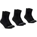 GripGrab Lightweight SL Radsocken 3er Pack Schwarz 38-41