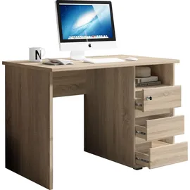 preisbrecher Schreibtisch Flinn Eiche Sonoma hell