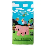 Minecraft Badetuch 70 x 140 cm mehrfarbig