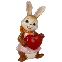 Goebel Hase Figur Alles Liebe!, aus Steingut hergestellt, Maße: 6,5 x 5,5 x 12 cm, 66-845-83-1