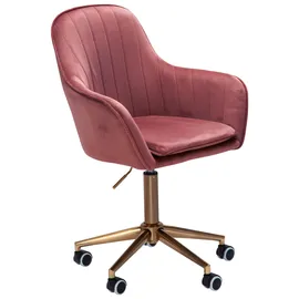 Möbel Boss Drehstuhl Textil Rosa