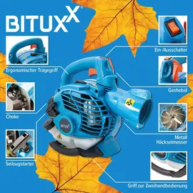 DSAR Profi Benzin 3in1 Laubsauger Laubbläser Laubhäcksler Fangsack Gartenhäcksler