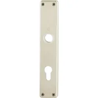 HOPPE Langschildgarnitur F2 Neusilberfarbig 202SP