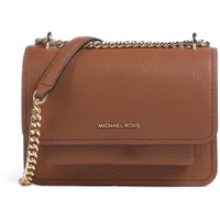 Michael Kors Claire Small Schultertasche Leder Brown