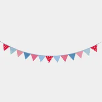 GoKi Wimpelkette 2,2 m Blau/Rot