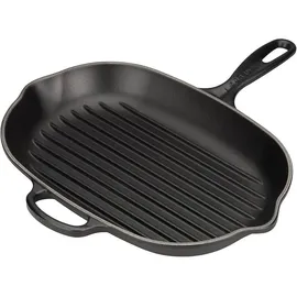 Le Creuset Signature Grillpfanne 32 cm oval schwarz