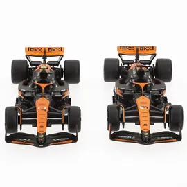BBURAGO F1 McLaren MCL38 ́24 2er-Set 1:43 Modellauto