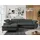 MKS Meble Ecksofa Sofa Grau, Wohnlandschaft L-Form mit Schlaffunktion und Bettkasten, Schlafsofa mit Bettkasten, Sofa mit Einstellbare Kopfstützen, Peter L ... - Dunkelgrau