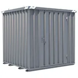 BOS Best of Steel BOS® Schnellbaucontainer, HxBxT 2.100 x 2.100 x 2.100 mm, Tür stirnseitig, 1-flügelig