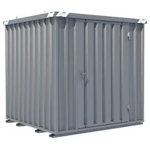 BOS Best of Steel BOS® Schnellbaucontainer, HxBxT 2.100 x 2.100 x 2.100 mm, Tür stirnseitig, 1-flügelig