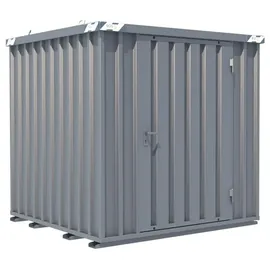 BOS Best of Steel BOS® Schnellbaucontainer, HxBxT 2.100 x 2.100 x 2.100 mm, Tür stirnseitig, 1-flügelig