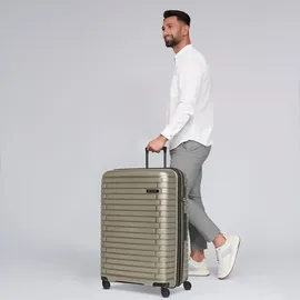 pactastic Collection 04 Trolley L 4-Rollen Cabin 75 cm / 110 l beige/braun