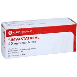 Simvastatin AL 40 mg Filmtabletten 50 St