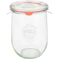 Mambocat 18er Set Weck Gläser 1062ml Tulpengläser, 1L Sturzgläser
