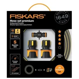 Fiskars Gartenschlauch 15 m 9 mm Black/Yellow