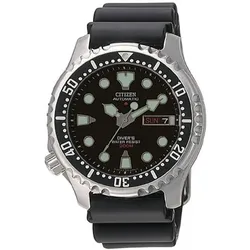 Automatikuhr CITIZEN, schwarz, Armbanduhren, Damen, Armbanduhr, Herrenuhr, Damenuhr, Taucheruhr, bis 20 bar wasserdicht
